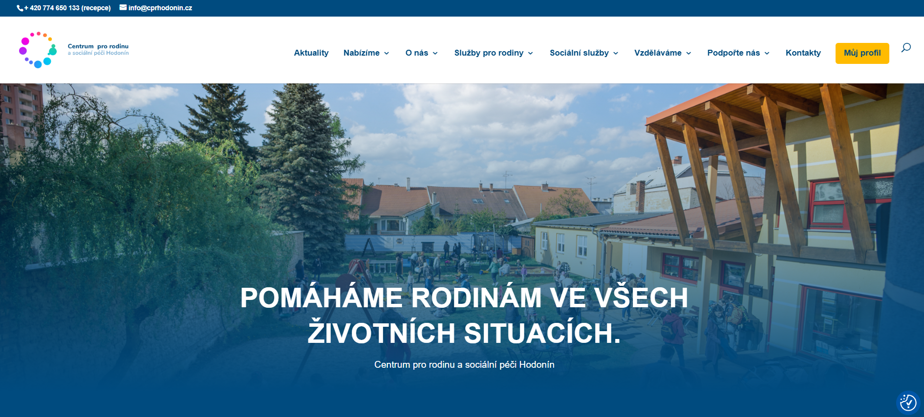 Web pro cprhodonin.cz