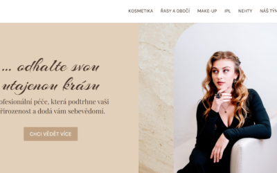 Web pro značku Utajená krása